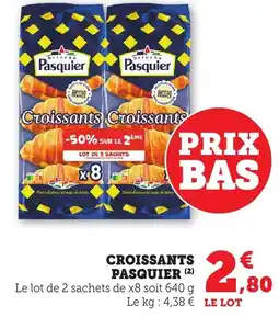 Bi1 PASQUIER Croissants offre