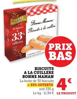 Bi1 BONNE MAMAN Biscuits a la cuillere offre