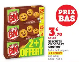 Bi1 MINI BN Biscuis chocolat offre