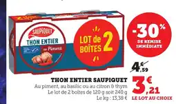 Bi1 SAUPIQUET Thon entier offre
