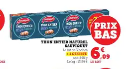 Bi1 SAUPIQUET Thon entier naturel offre
