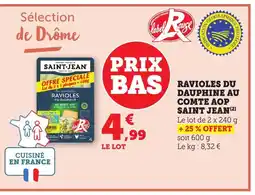 Bi1 SAINT JEAN Ravioles du dauphine au comte aop offre