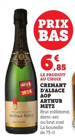 Bi1 ARTHUR METZ Cremant d'alsace aop offre