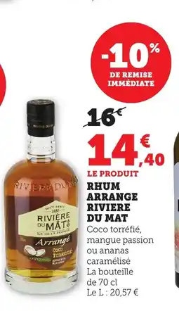 Bi1 Rhum arrange riviere du mat offre