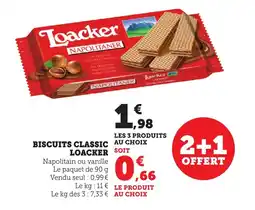 Bi1 LOACKER Biscuits classic offre