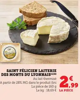Bi1 Saint félicien laiterie des monts du lyonnais offre
