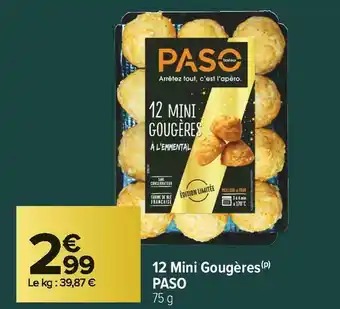Carrefour Market Old el paso 12 mini gougères offre