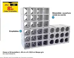 Castorama Casier à 12 bouteilles offre