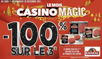 Géant Casino Charal bon plan sur une sélection de produits de la marque d e charal offre