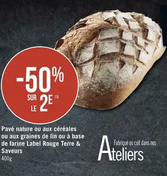 Géant Casino Casino pavé nature ou aux céréales ou aux graines de lin ou à base de farine offre