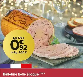 Ballotine belle époque