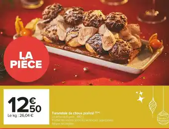 Farandole de choux praliné