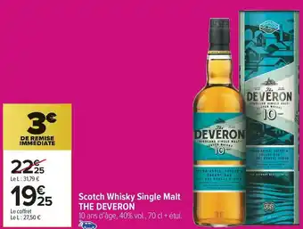 Carrefour Market The deveron scotch whisky single malt offre