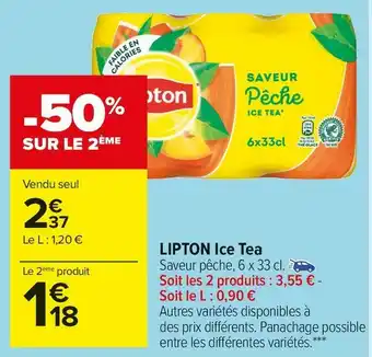 Carrefour Market Lipton lipton ice tea offre