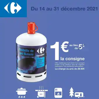 Carrefour Market Carrefour bouleille de gaz butane offre