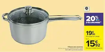 Carrefour Market Friteuse avec couvercle offre