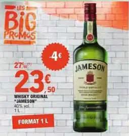 E.Leclerc WHISKY ORIGINAL JAMESON offre