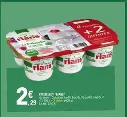 E.Leclerc FAISSELLE “RIANS” offre