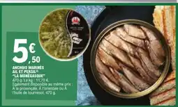 E.Leclerc ANCHOIS MARINÉS AIL ET PERSIL LA MONÉGASQUE offre