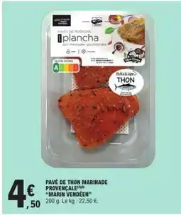 E.Leclerc PAVÉ DE THON MARINADE PROVENÇALE offre