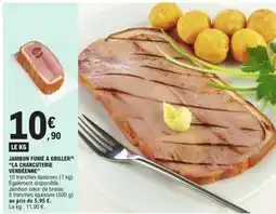 E.Leclerc JAMBON FUMÉ À GRILLER offre