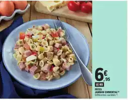 E.Leclerc PÂTES JAMBON EMMENTAL offre