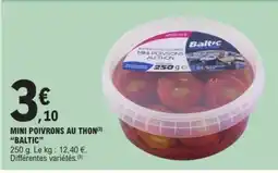 E.Leclerc MINI POIVRONS AU THON BALTIC offre