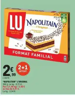 E.Leclerc NAPOLITAIN L'ORIGINAL offre
