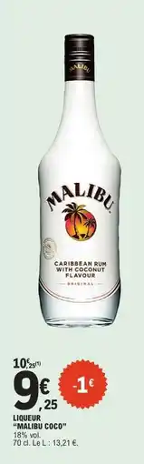 E.Leclerc LIQUEUR 'MALIBU COCO' offre
