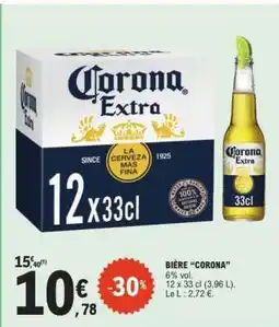 E.Leclerc BIÈRE CORONA offre