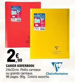 E.Leclerc CAHIER KOVERBOOK offre