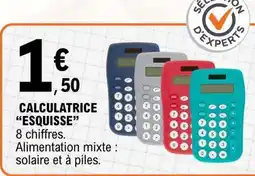 E.Leclerc CALCULATRICE “ESQUISSE” offre