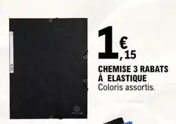 E.Leclerc Chemise 3 rabats à élastique offre