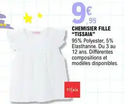 E.Leclerc CHEMISIER FILLE “TISSAIA” offre