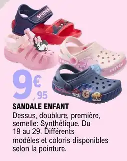 E.Leclerc SANDALE ENFANT offre