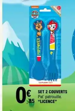 E.Leclerc SET 2 COUVERTS offre