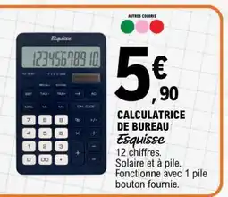 E.Leclerc CALCULATRICE DE BUREAU Esquisse offre