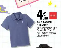 E.Leclerc POLO GARCON “TISSAIA” offre