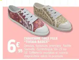 E.Leclerc CHAUSSURE TOILE FILLE 'TISSAIA BASICS' offre