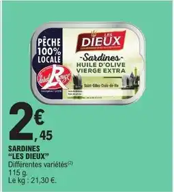 E.Leclerc Sardines Les Dieux offre
