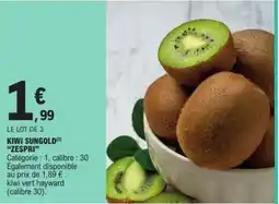 E.Leclerc KIWI SUNGOLD ZESPRI offre