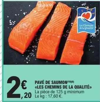 E.Leclerc PAVÉ DE SAUMON offre