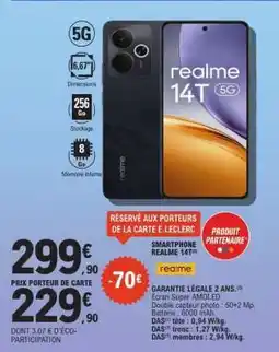 E.Leclerc Smartphone Realme 14T 5G offre
