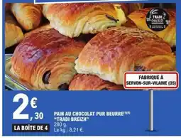 E.Leclerc Pain au chocolat pur beurre offre
