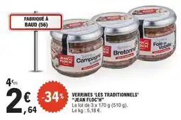 E.Leclerc VERRINES ‘LES TRADITIONNELS’ “JEAN FLOC’H” offre