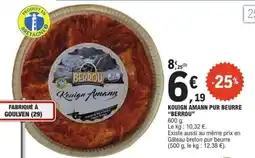 E.Leclerc Kouign Amann pur beurre 'Berrou' offre