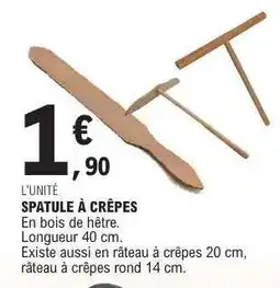 E.Leclerc SPATULE À CRÊPES offre