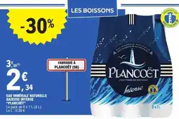 E.Leclerc EAU MINERALE NATURELLE GAZEUSE INTENSE PLANCOET offre