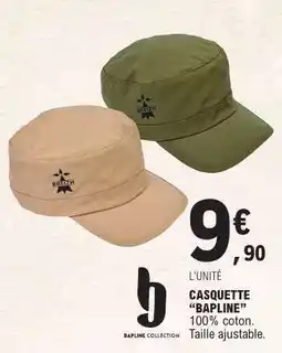 E.Leclerc CASQUETTE BAPLINE offre