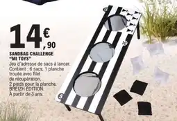 E.Leclerc SANDBAG CHALLENGE MI TOYS offre